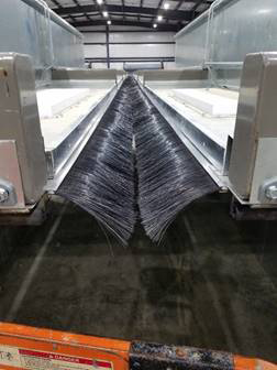 Conveyor Track Closeout Brushes