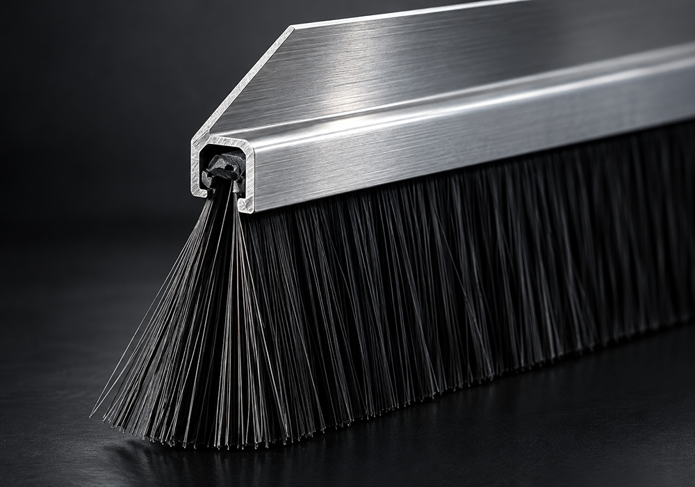 Flex-Guard Custom Metal Channel Strip Brushes