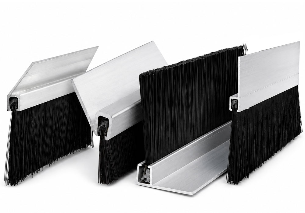 Flex-Guard aluminum brush seal mounting systems