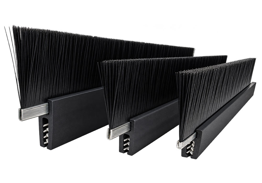 Flex-Guard snap-on brush seal mounting systems